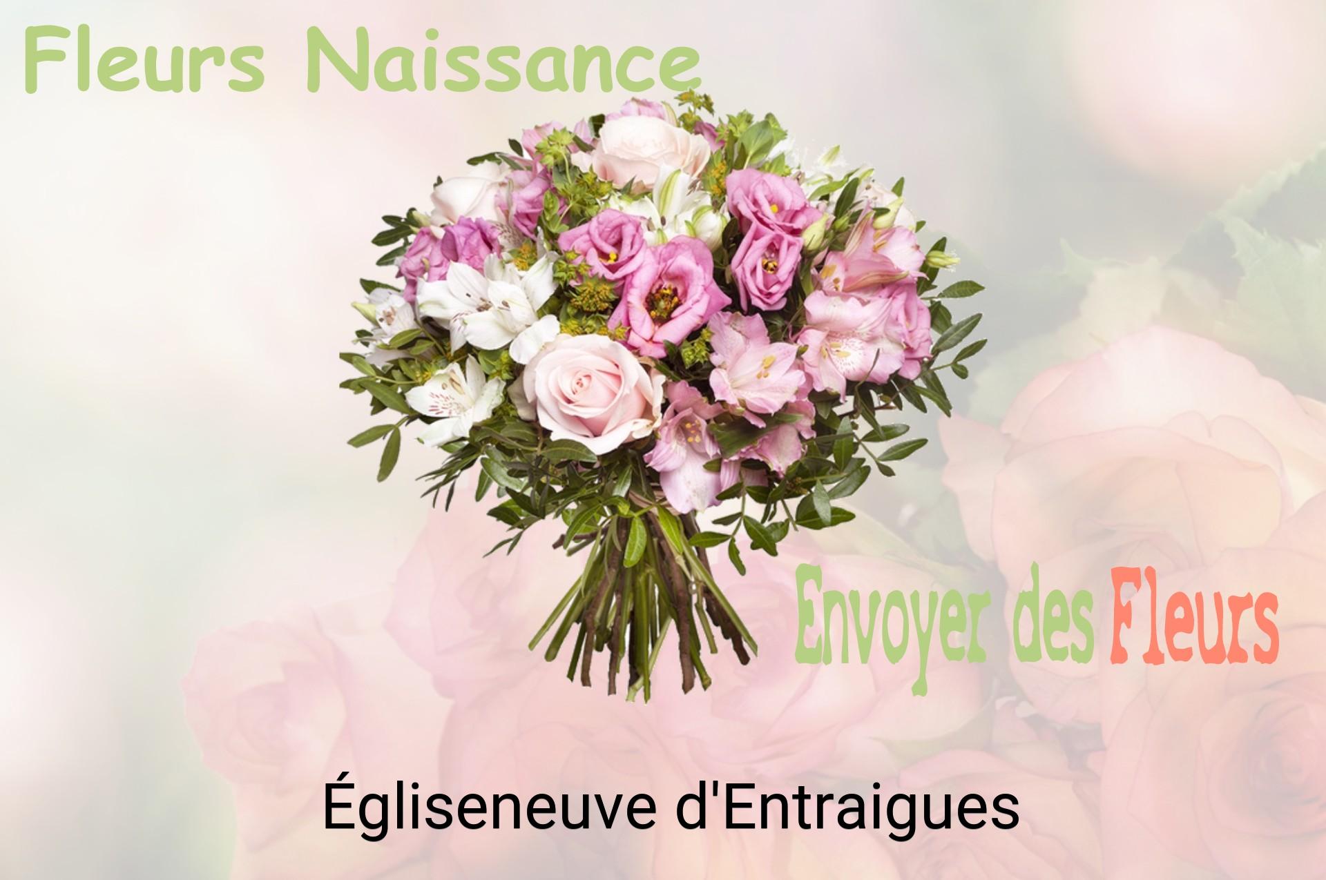Bouquet de fleurs de naissance livré à Égliseneuve-d'Entraigues